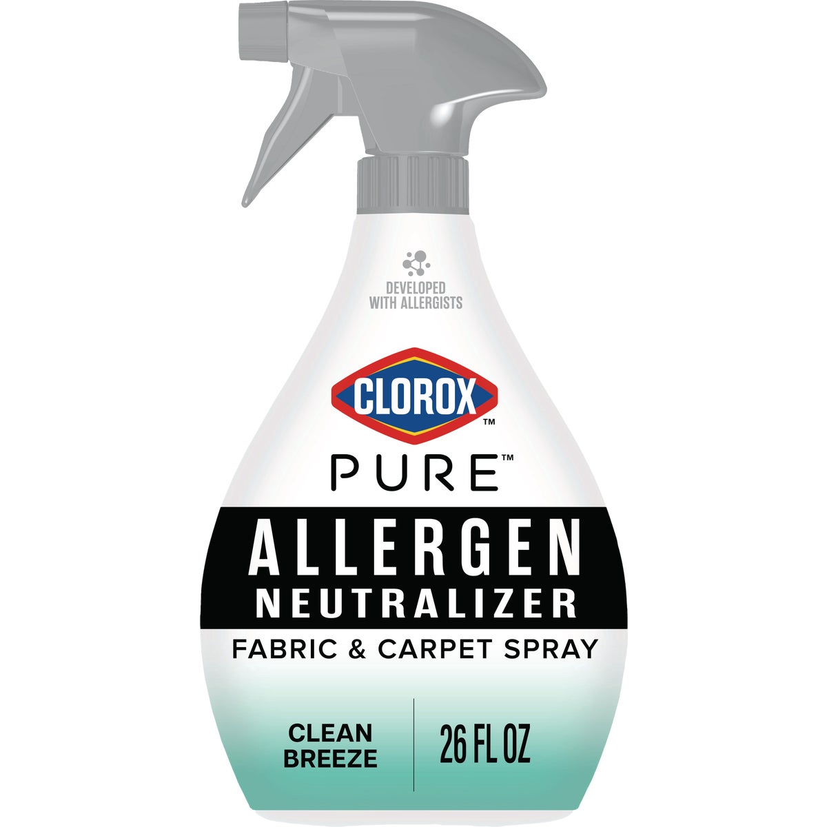 Clorox 26 Oz. PURE Allergen Neutralizer Fabric and Carpet Spray, Clean Breeze