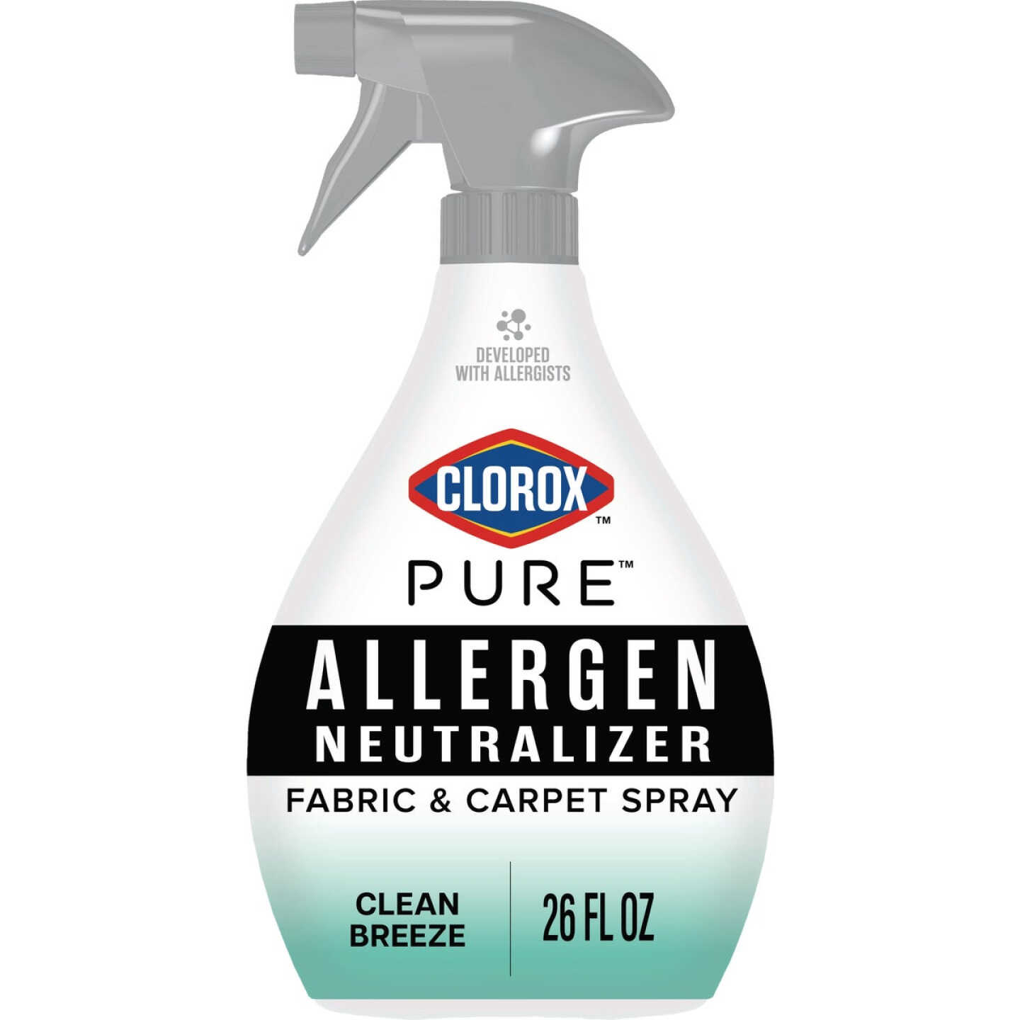 Clorox 26 Oz. PURE Allergen Neutralizer Fabric and Carpet Spray, Clean Breeze Image 1