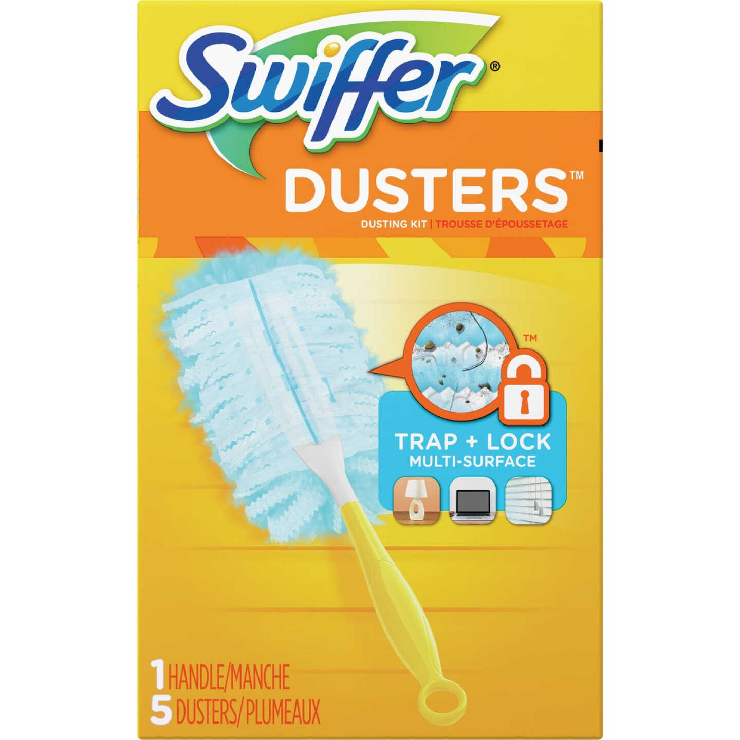 Swiffer 6 In. Handle Electrostatic Fiber Duster Image 1