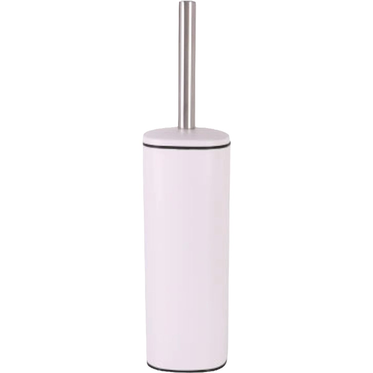 Moda At Home Stainless Handle Toilet Bowl Brush & Caddy