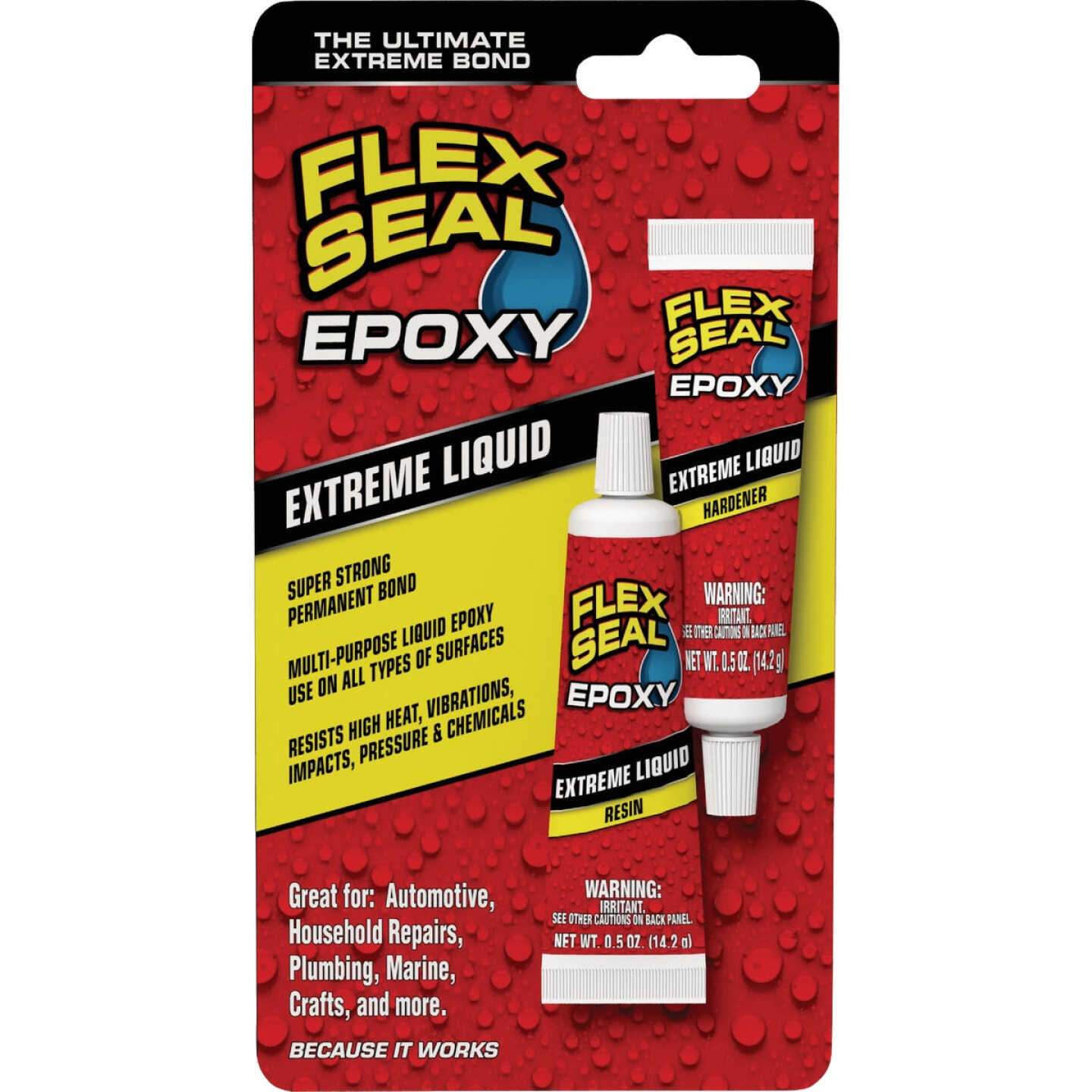 Flex Seal Epoxy 0.5 Oz. Extreme Liquid, Black (2-Pack) Image 1