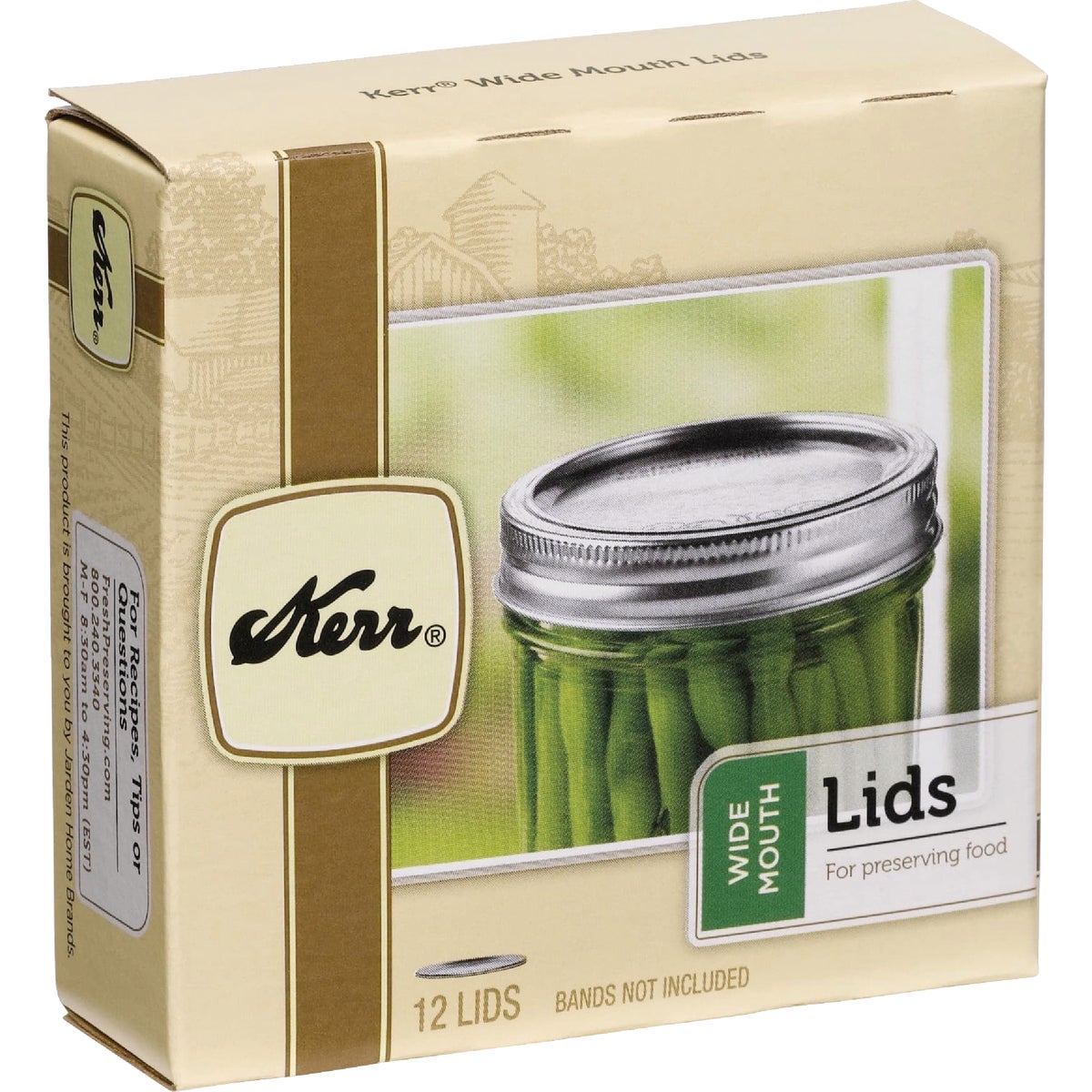 Kerr SureTight Wide Mouth Canning Jar Lids (12-Count)