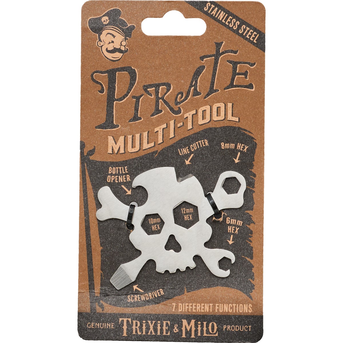 Lucky Jack Pirate Skull Multi-Tool Image 3