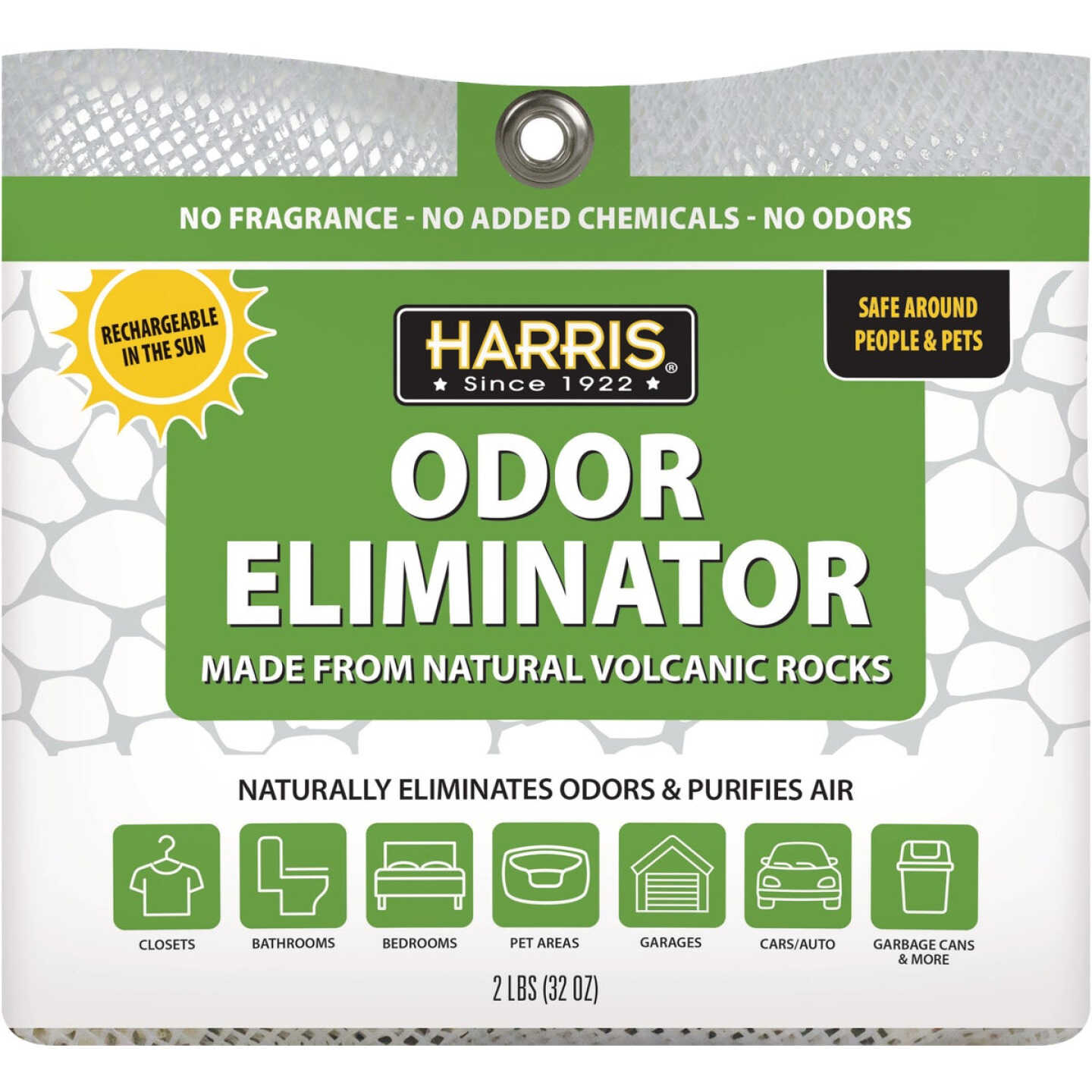 Harris 32 Oz. Odor Eliminator Natural Volcanic Rocks Image 1