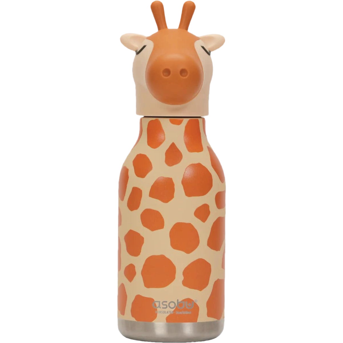 Ad-N-Art 16 Oz. Bestie Animal Insulated Water Bottle, Giraffe Spots Image 5