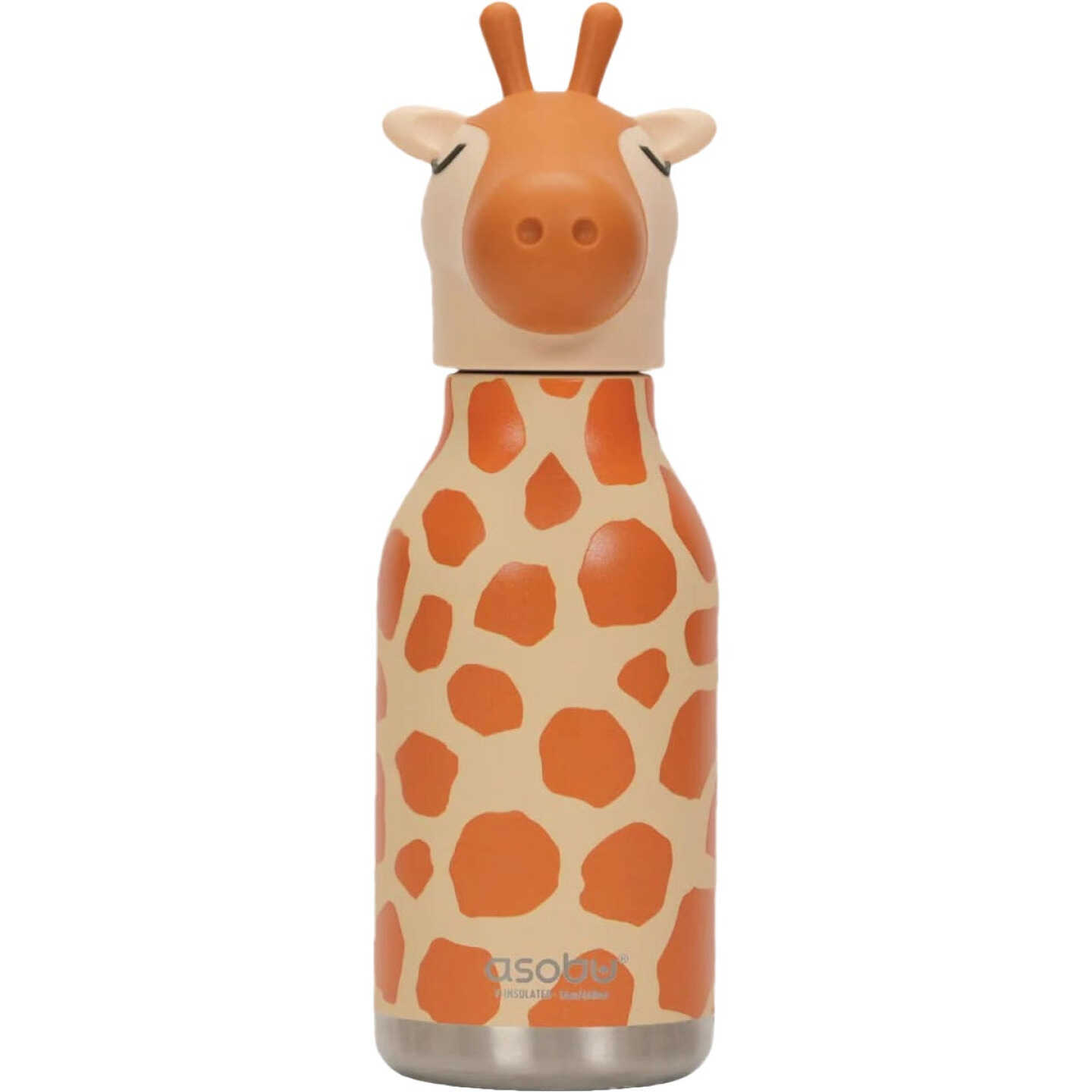 Ad-N-Art 16 Oz. Bestie Animal Insulated Water Bottle, Giraffe Spots Image 5