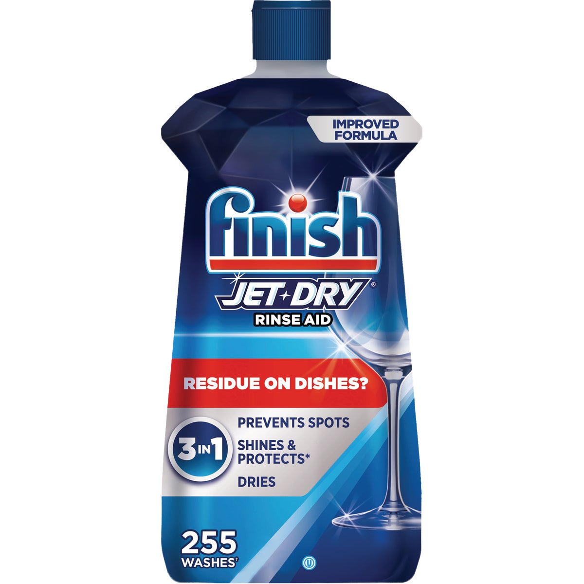Finish Jet-Dry Rinse Aid 23 Oz
Dishwasher Rinse Agent & Drying Agent Image 1