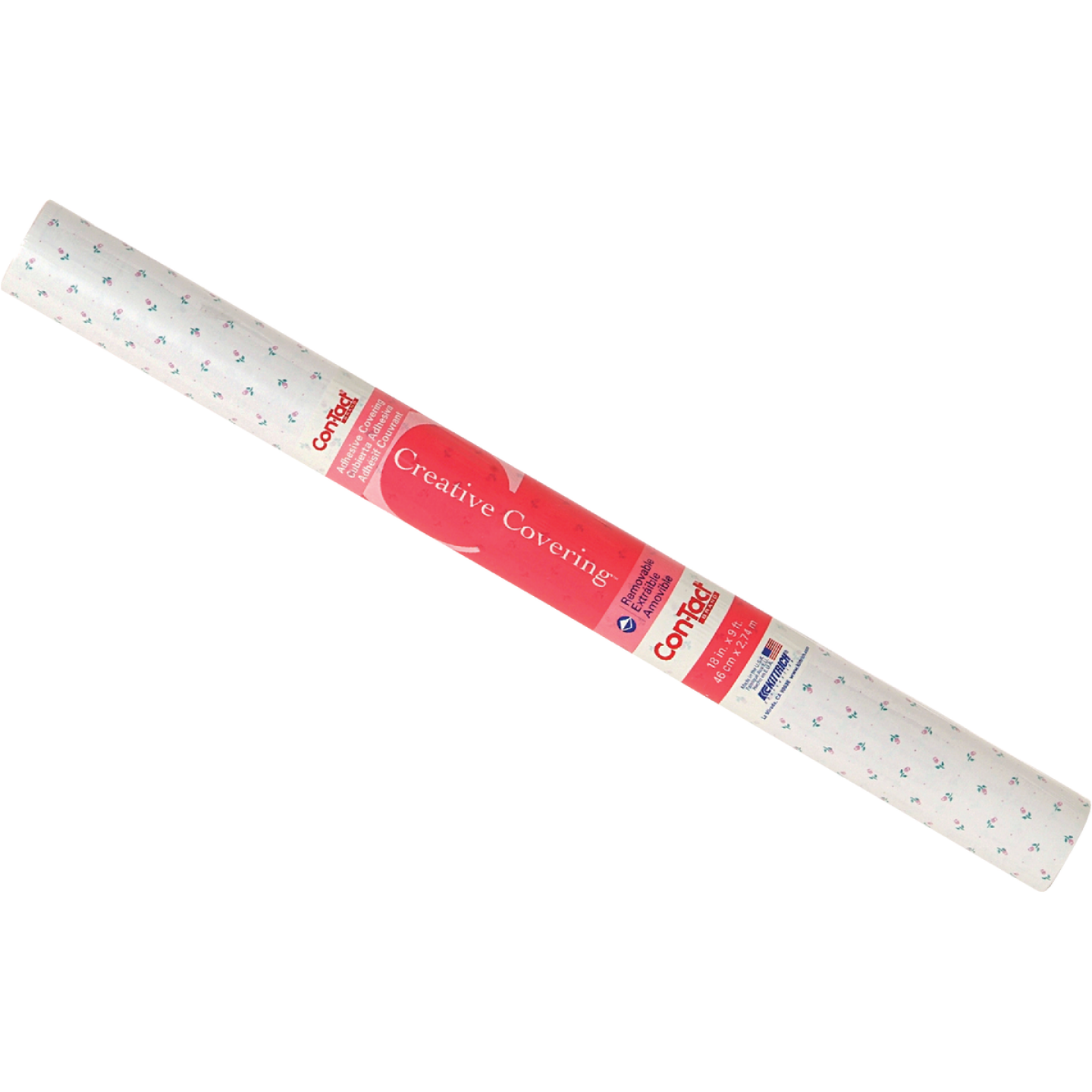 Con-Tact Creative Covering 18 In. x 9 Ft. Rosebud Self-Adhesive Shelf Liner Image 1