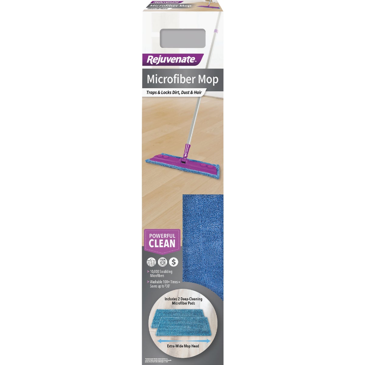 Rejuvenate Microfiber Floor Mop Kit Image 1