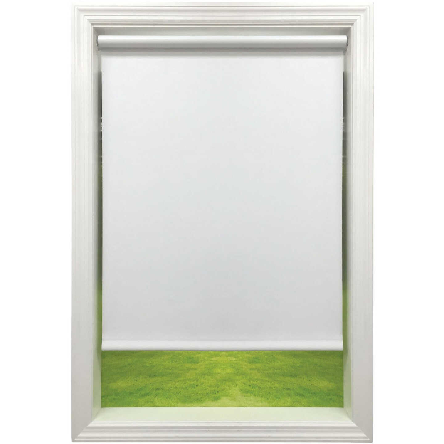 Friedland Shades Galaxy 55-1/4 In. x 78 In. White Medium Room Darkening Vinyl Roller Shade Image 2