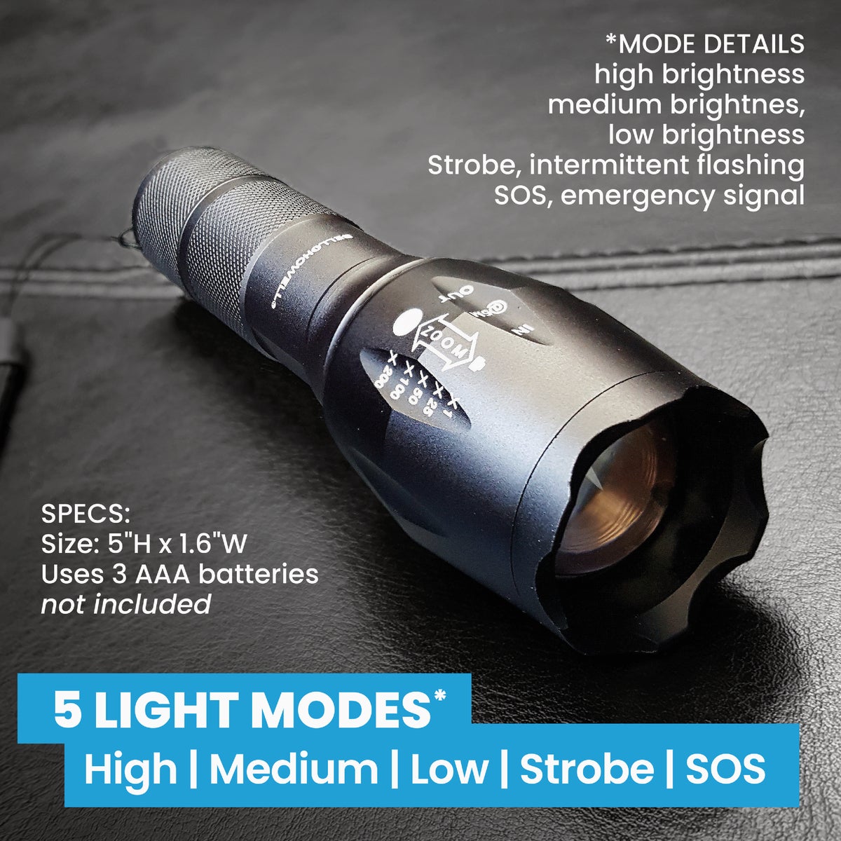 Bell+Howell Taclight Flashlights (3-Pack) Image 4