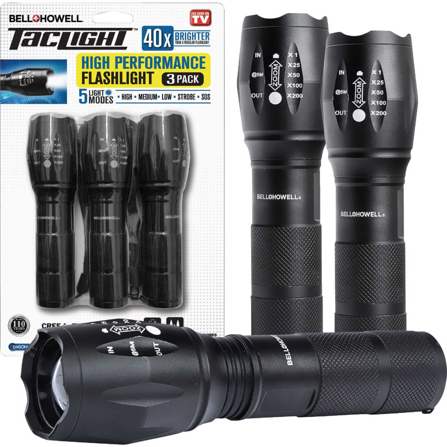 Bell+Howell Taclight Flashlights (3-Pack) Image 1