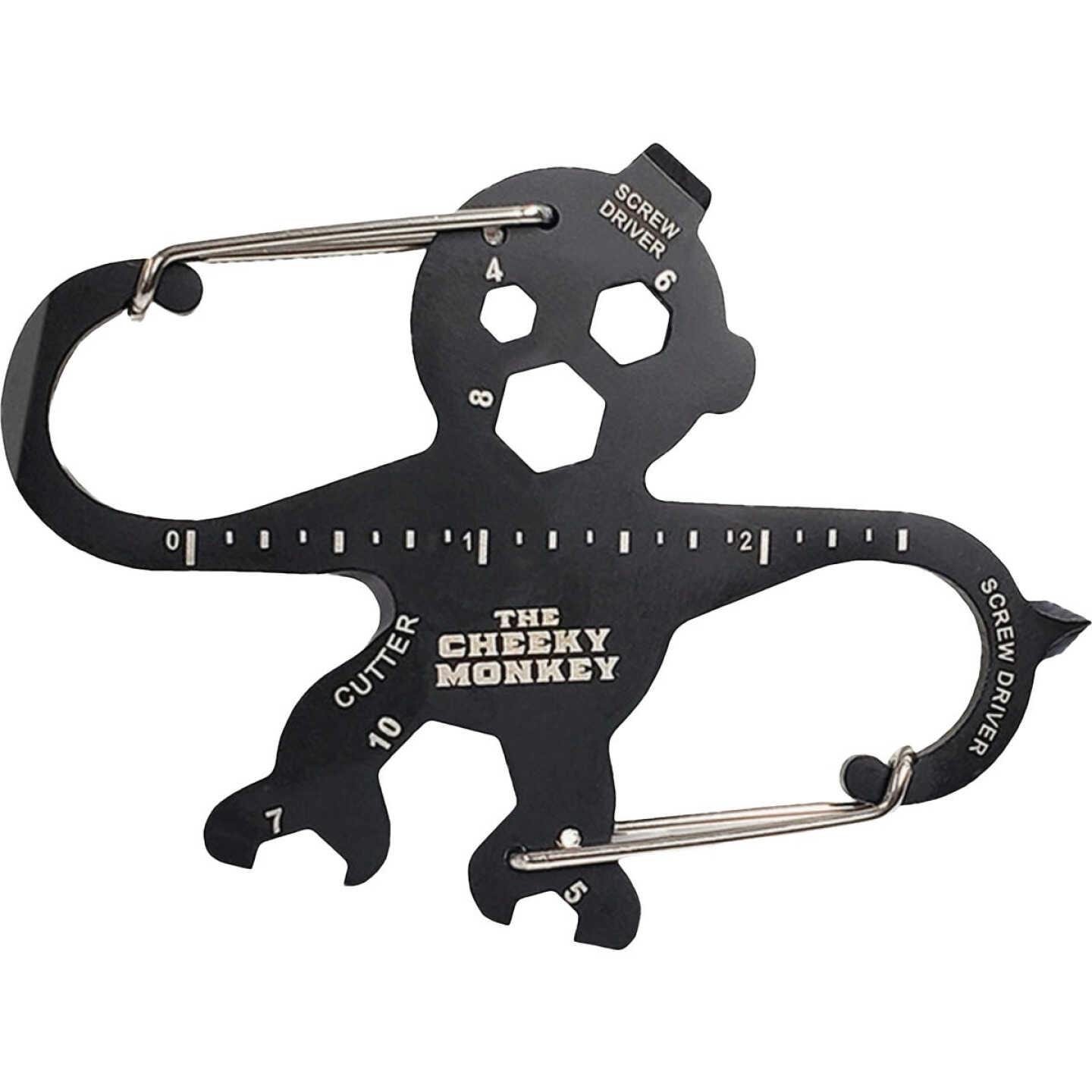 Lucky Jack The Cheeky Monkey Dual Carabiner Multi-Tool Image 1