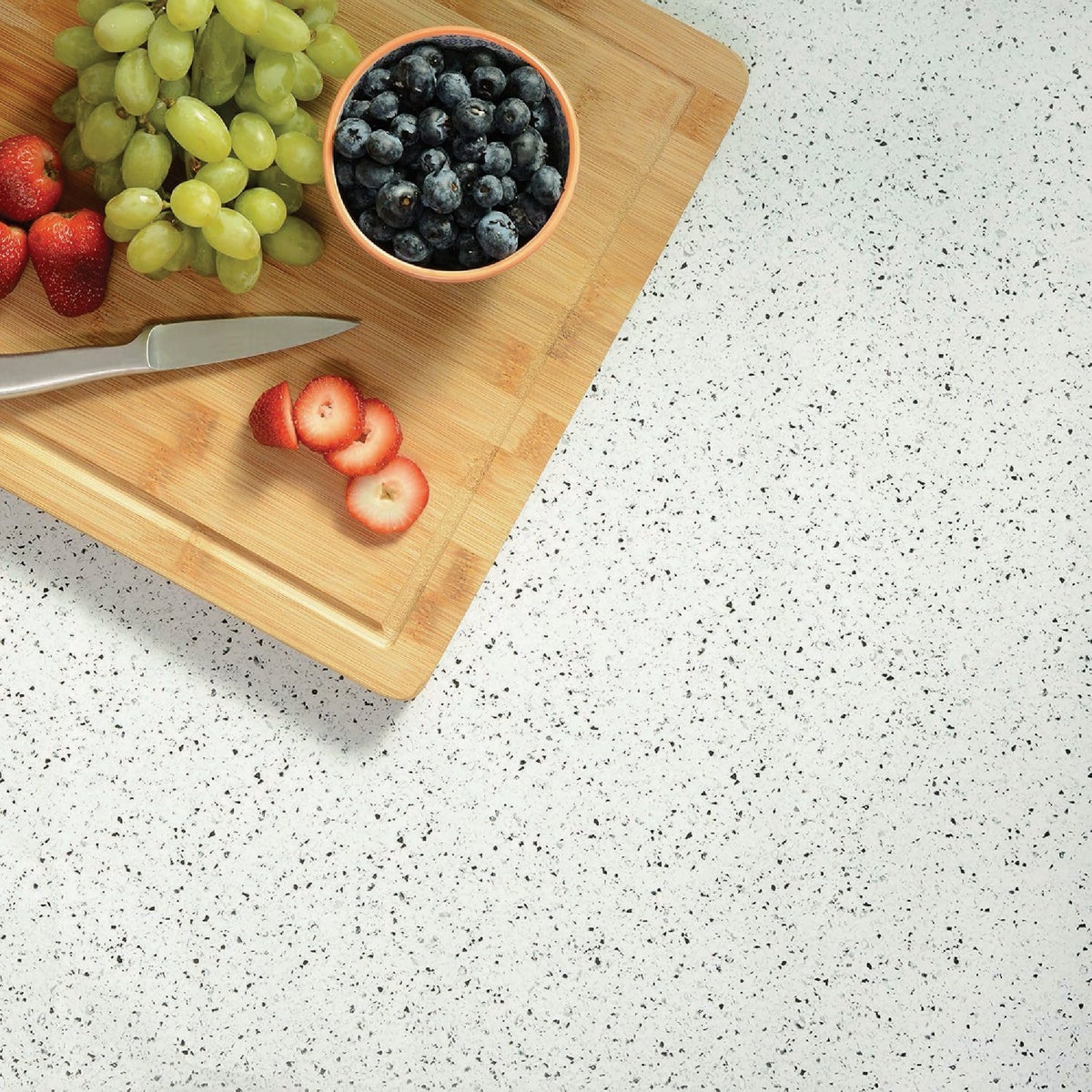 Con-Tact 18 In. x 9 Ft. Black and White Granite Creative Covering Self-Adhesive Shelf Liner Image 3
