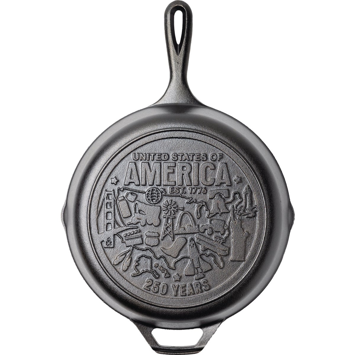 Lodge 10-1/4 In. USA 250 Cast Iron Skillet