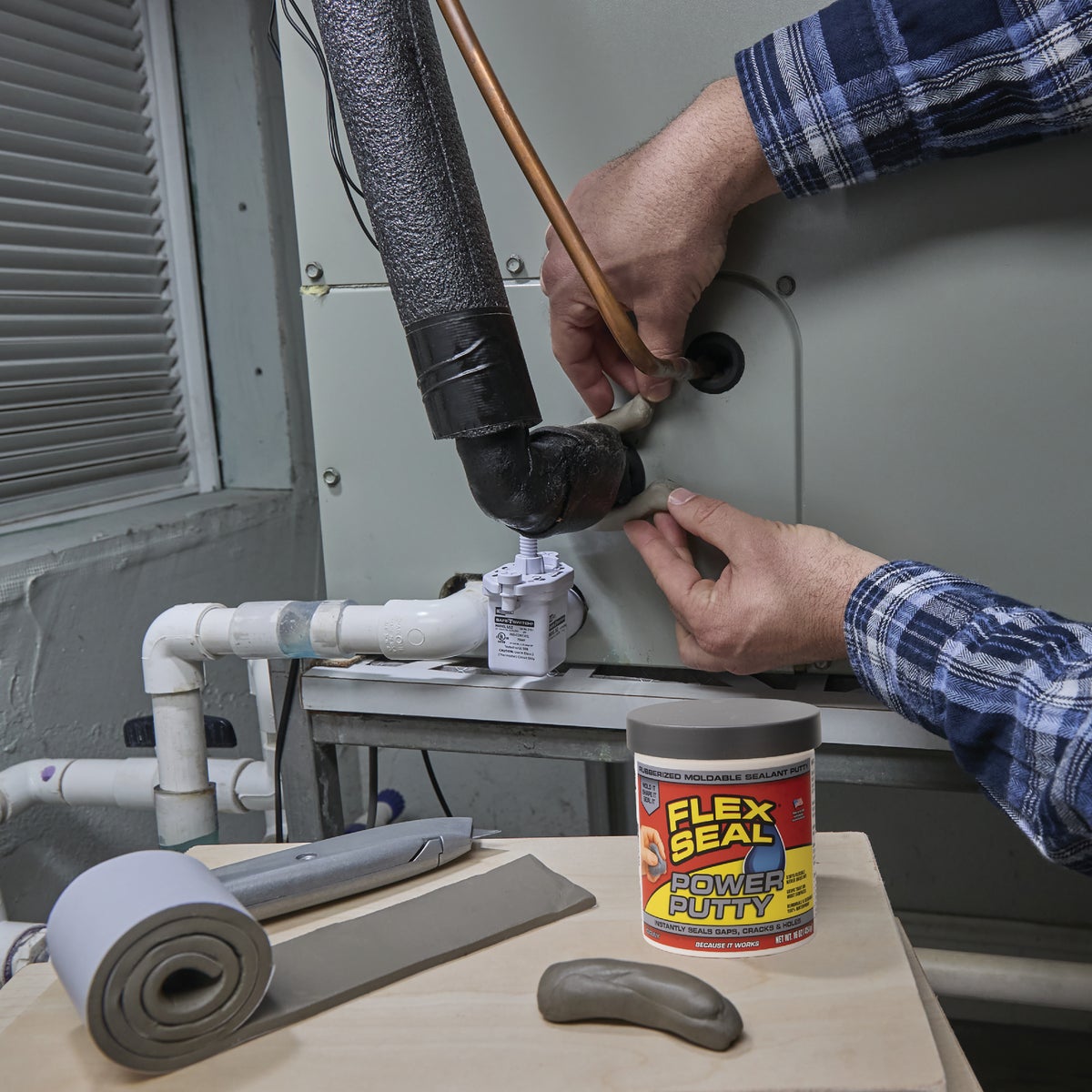 Flex Seal Power Putty 16 Oz. Gray Multi-Purpose Adhesive Image 2