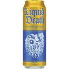 Liquid Death 19.2 Oz. Blueberry Buzzsaw Tea Image 1