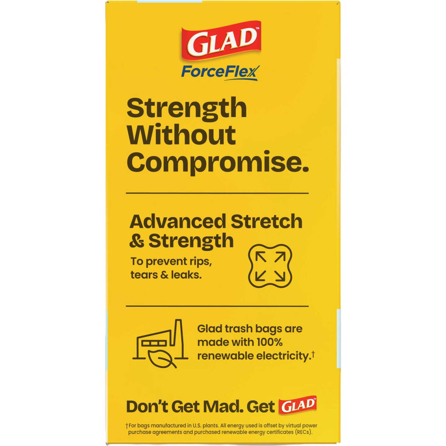 Glad ForceFlex 13 Gal. Drawstring Fragrance Free Trash Bags (80-Count) Image 2