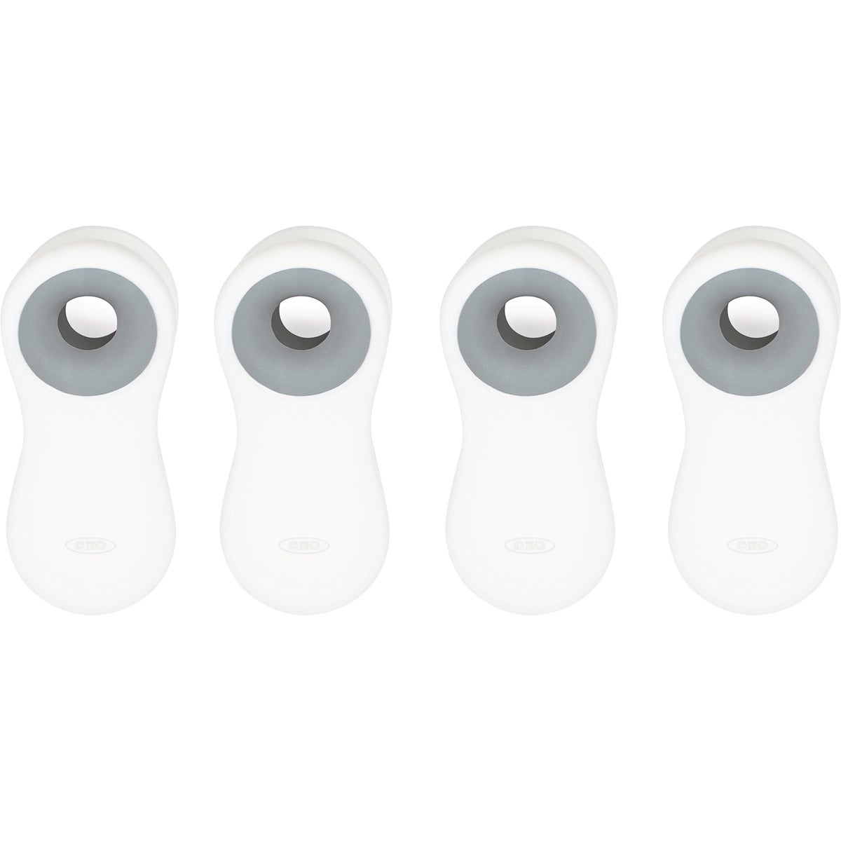 OXO Good Grips 3 In. White All-Purpose Magnetic Clip (4-Pack)
