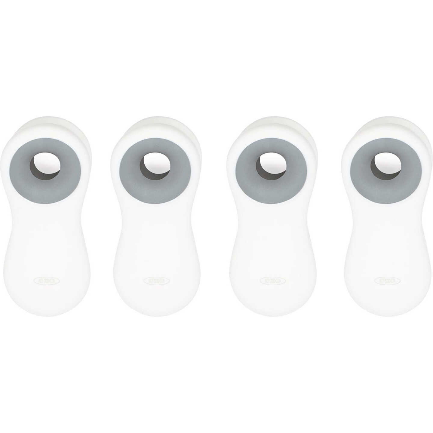 OXO Good Grips 3 In. White All-Purpose Magnetic Clip (4-Pack) Image 1