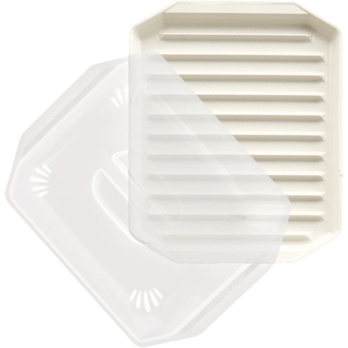 NordicWare Compact Bacon Tray with Lid Image 1