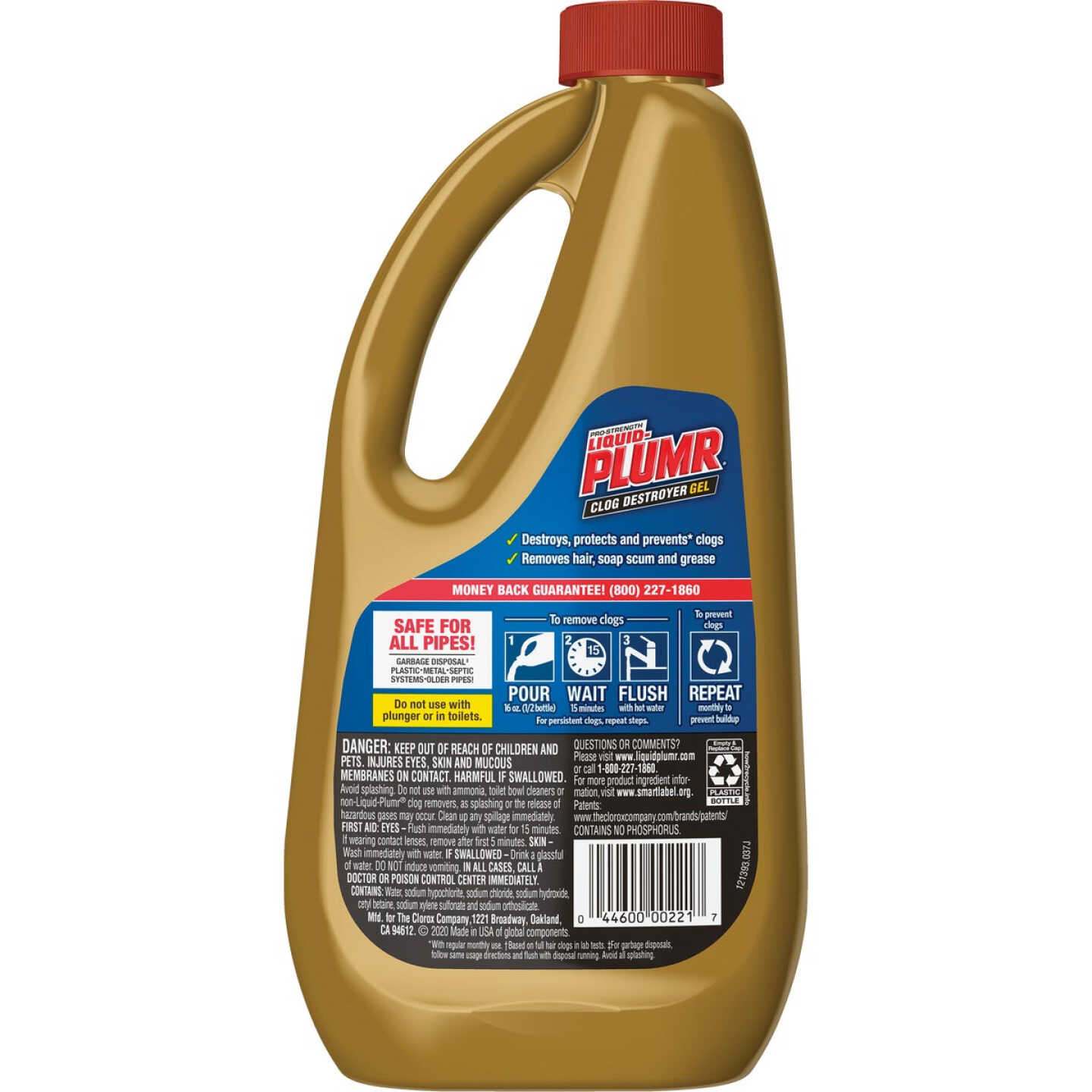 Liquid-Plumr 32 Oz. Pro-Strength Full Clog Destroyer Image 7