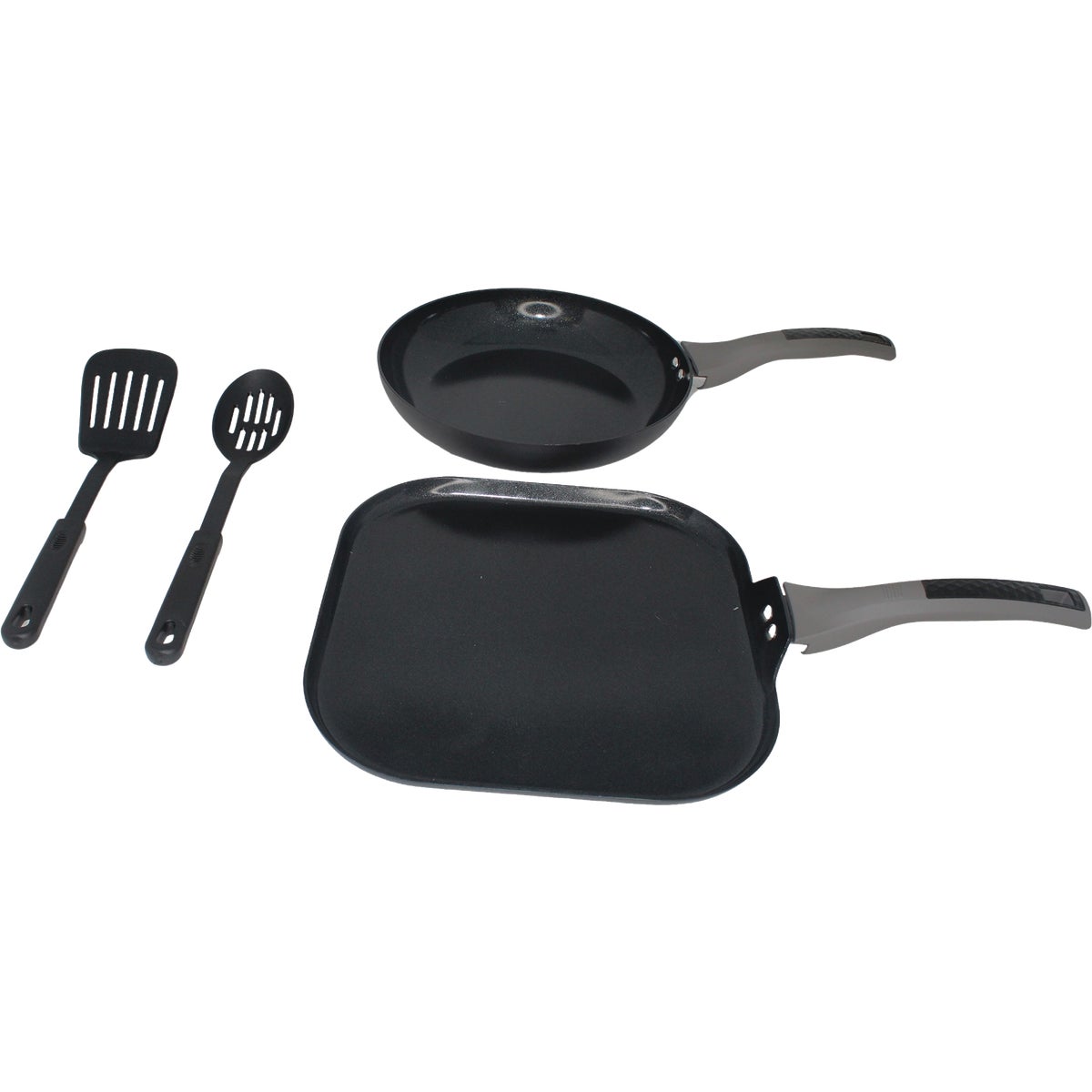 Mirro Get A Grip 2.0 Black Ceramic Coated Cookware Value Set (4-Piece) Image 1