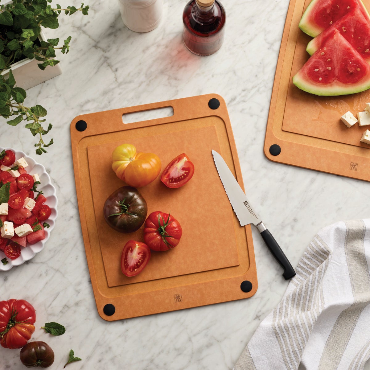 Zwilling 14 In. x 11.25 In. Plant Fiber Natural Cutting Board Image 2