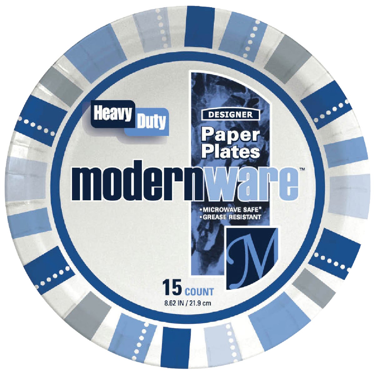 AJM 9 In. Encore Paper Plate (15-Count)