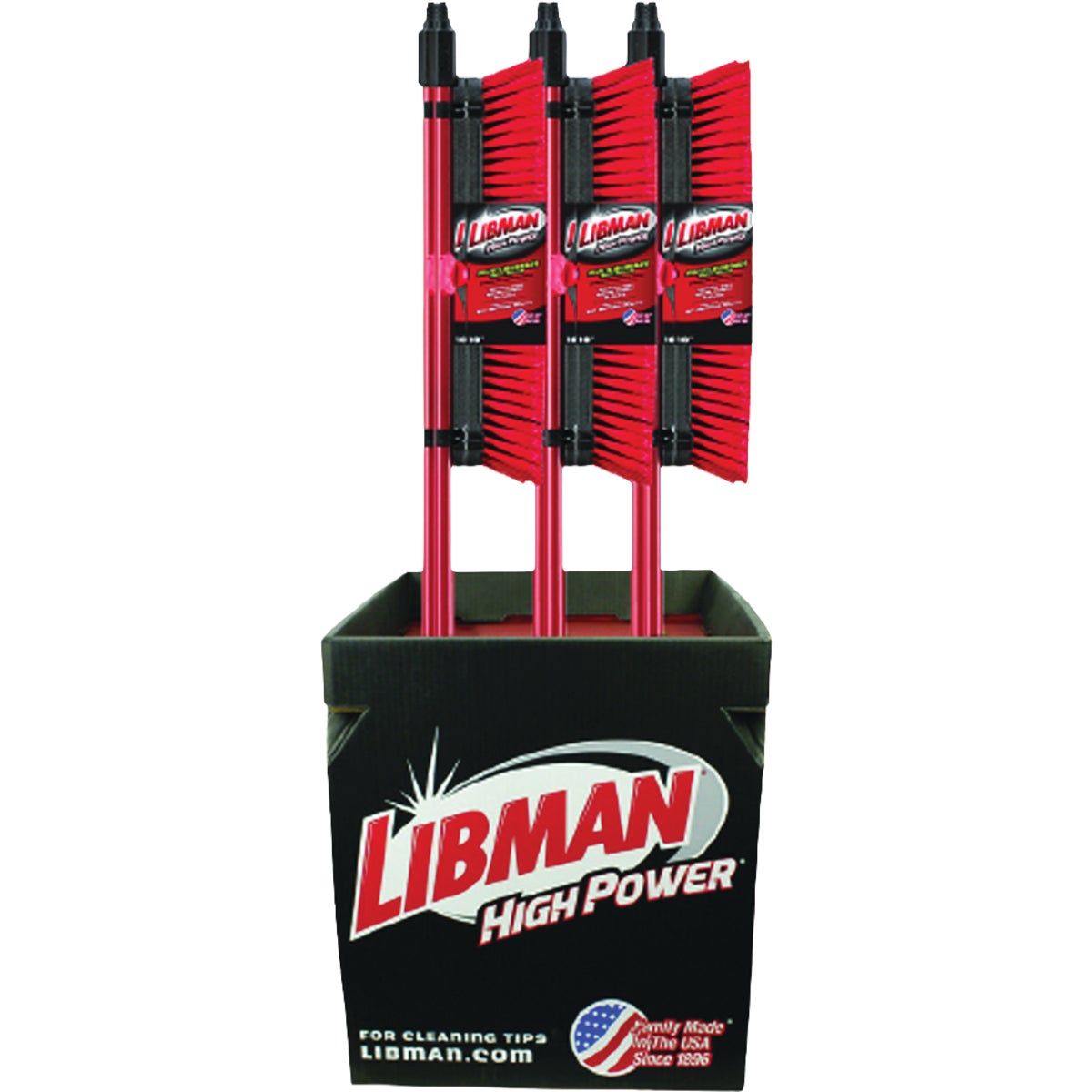 Libman 18" Multi-Surface Push Broom Display (20-Piece)