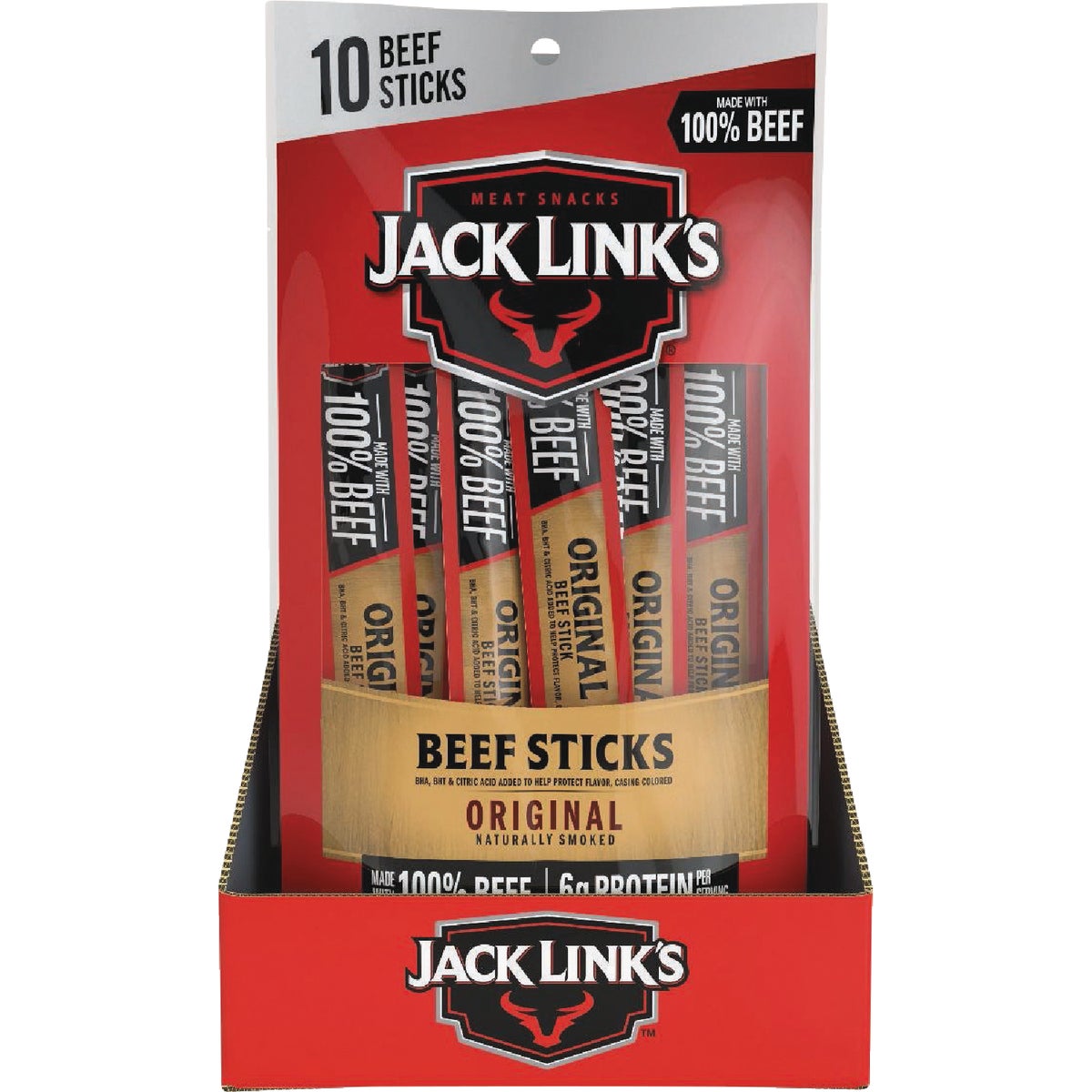 Jack Link's x Mr. Beast .92 Oz. Original Beef Sticks (10-Pack)