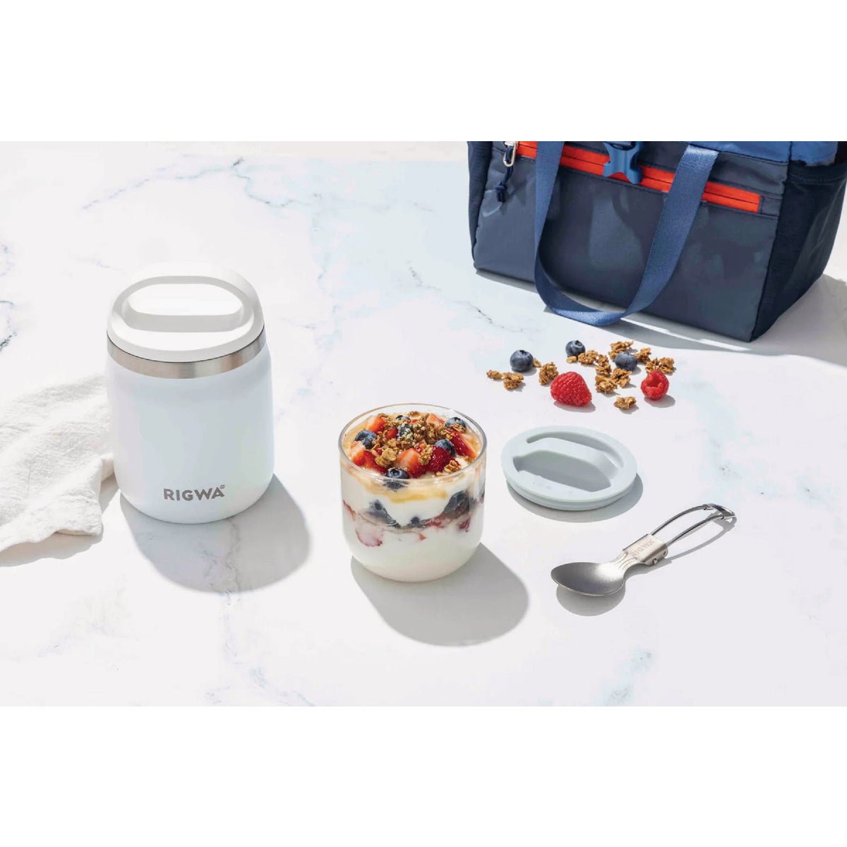 Rigwa Life 20 Oz. POD Food Jar Kit, Snowbird Image 2