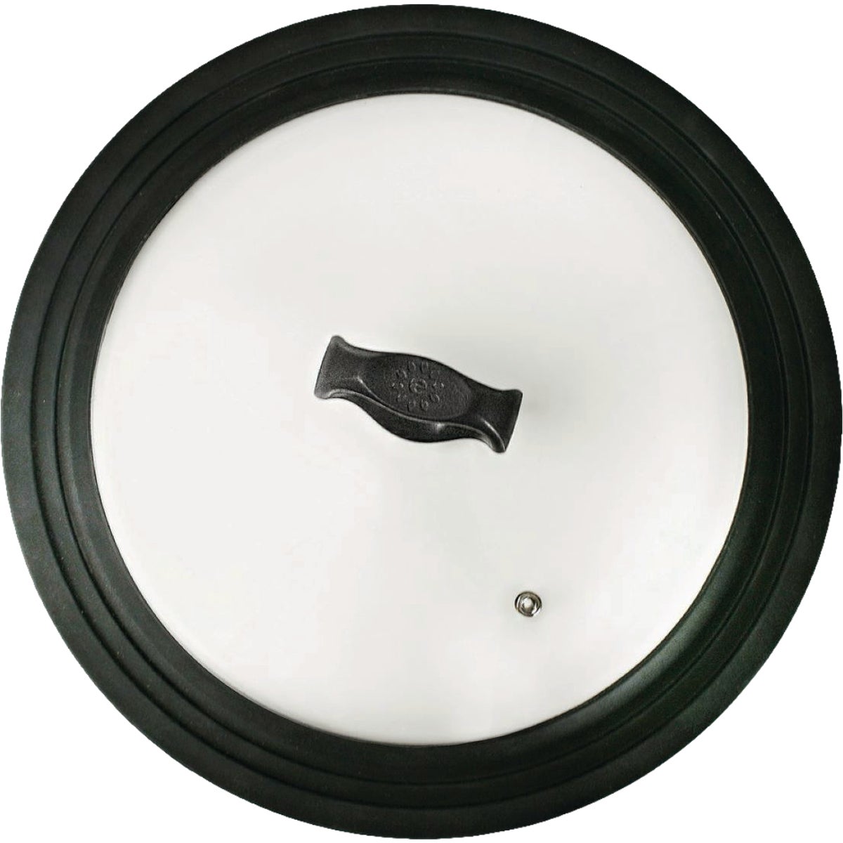 Epoca Ecolution Kitchen Extras Large Universal Vented Tempered Glass Lid with Silicone Rim
