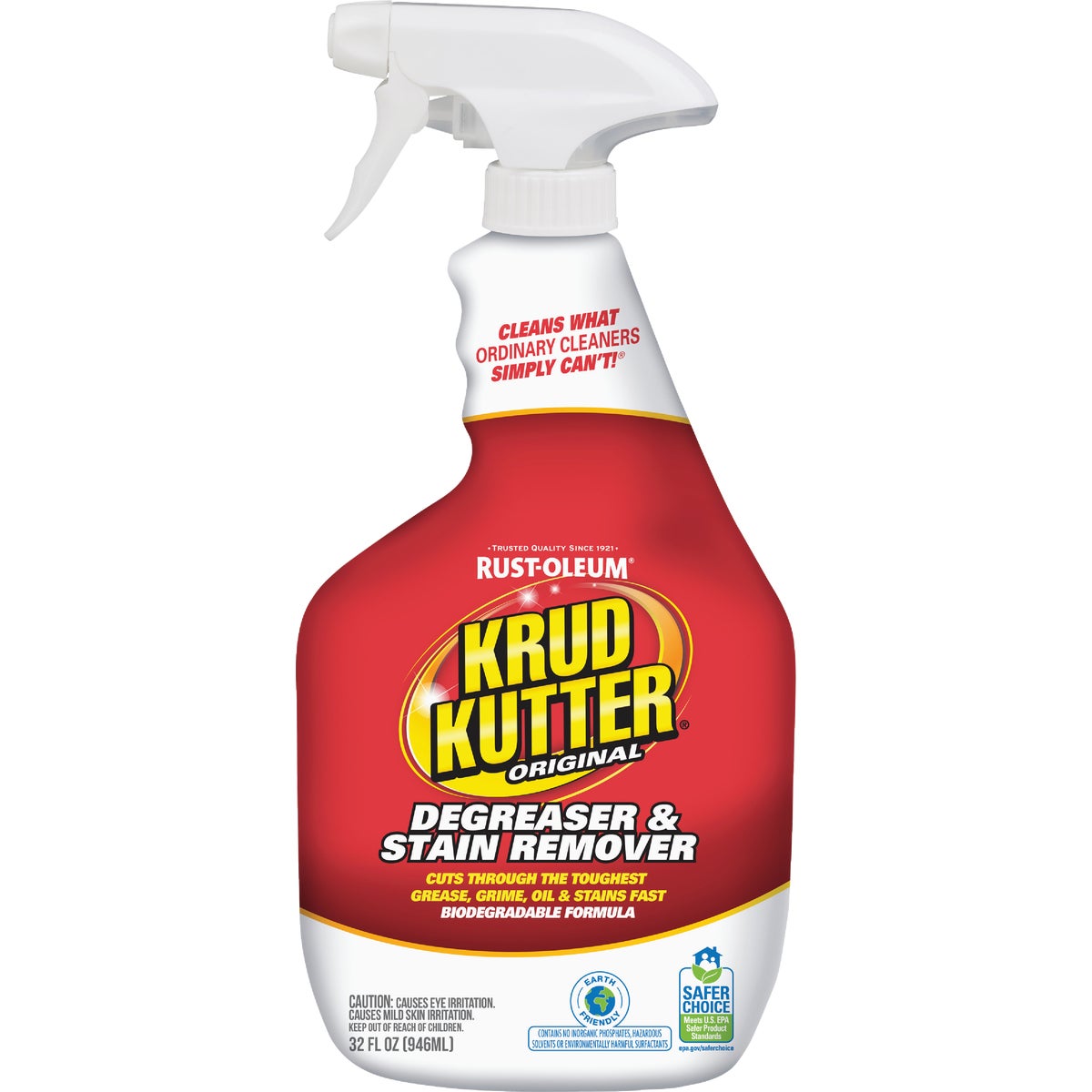 Krud Kutter 32 Oz. Super Concentrated Liquid Cleaner & Degreaser Stain Remover Trigger Spray