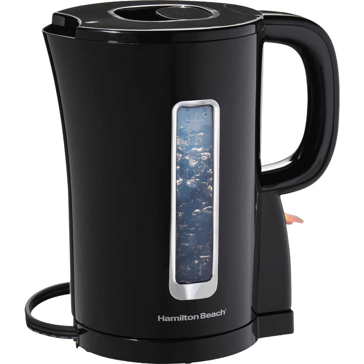 Hamilton Beach Black 1.7L Electric Tea Kettle