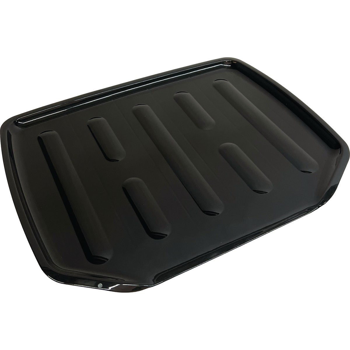 Grayline 15.2 In. W x 19.6 In. L Black Drainer Tray