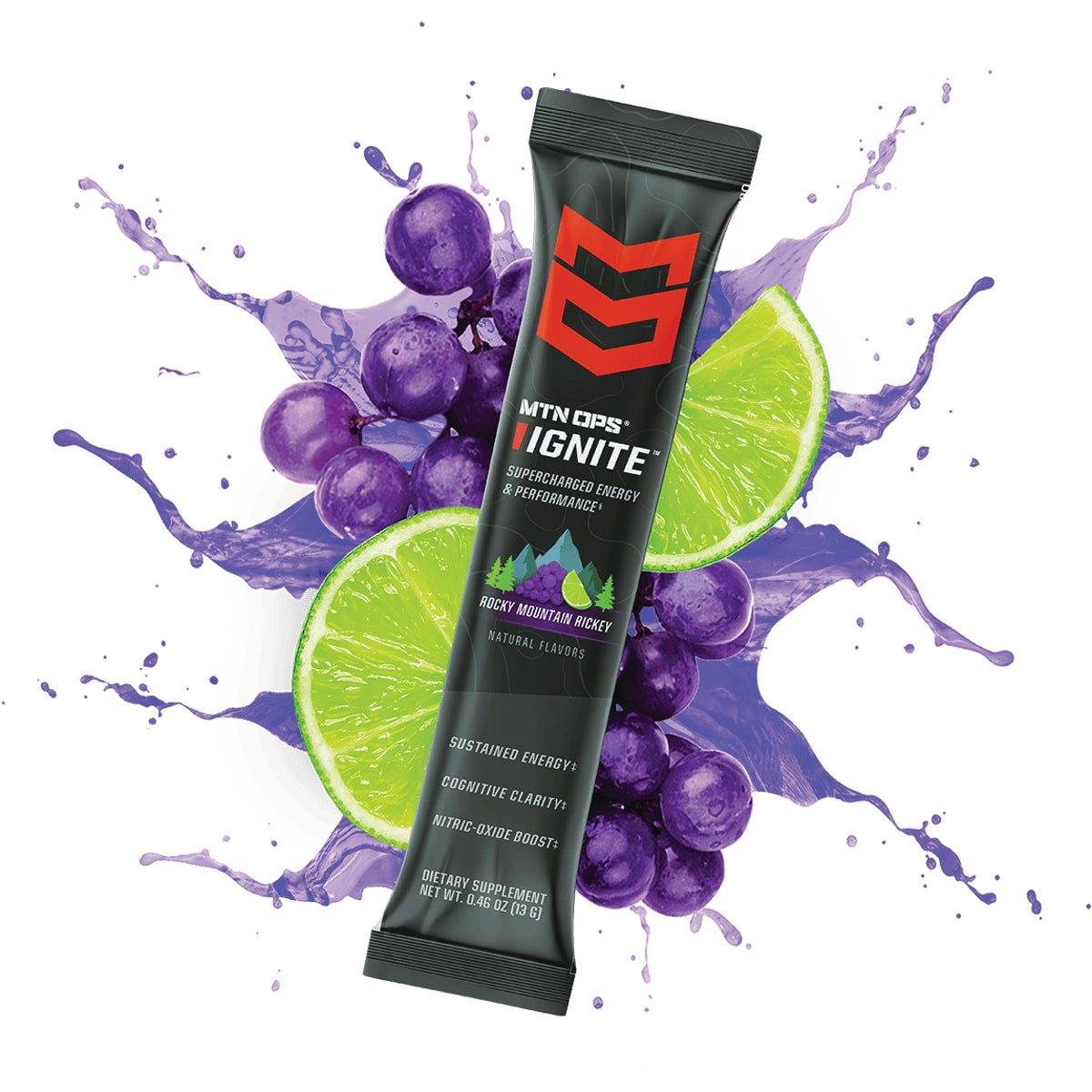 MTN OPS Ignite Rocky Mountain Ricky Energy Drink Mix