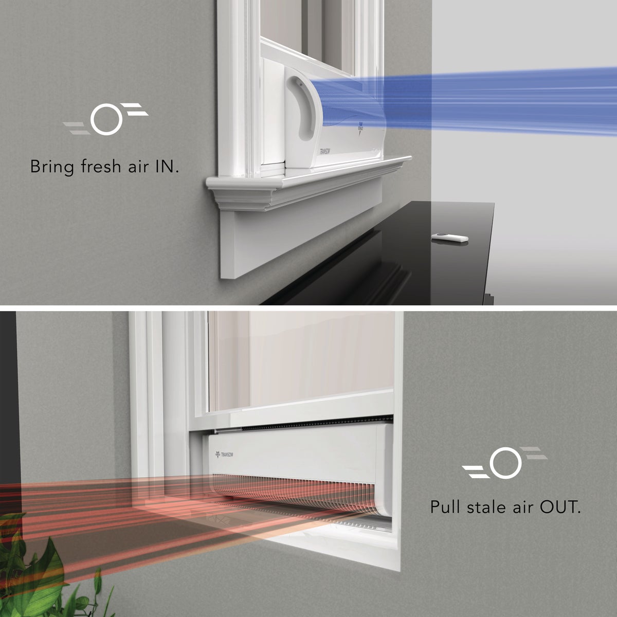 Vornado 4-Speed Transom Window Fan with Remote Control Image 2