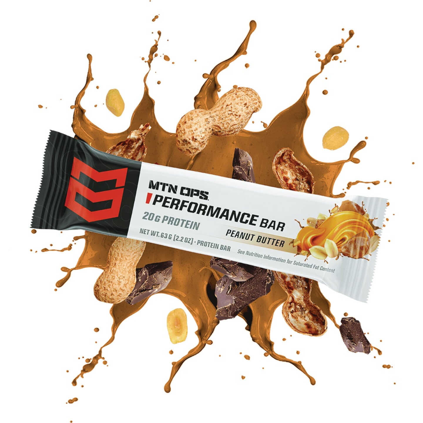 MTN OPS Performance Peanut Butter Bliss Protein Bar Image 1