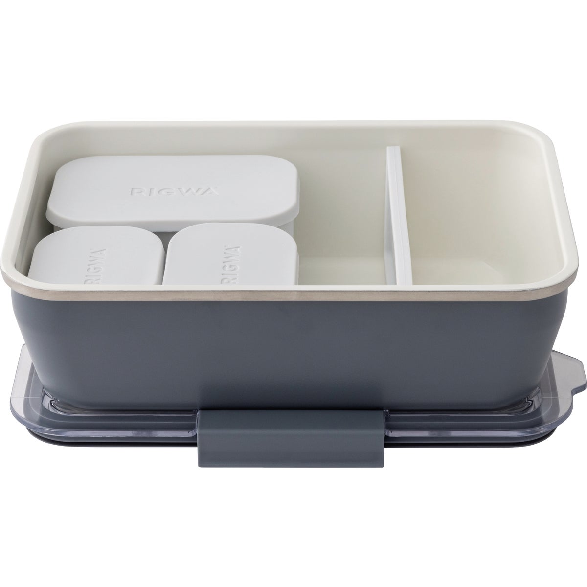 Rigwa Life 9 In. x 6 In. Bento Box Kit, Slate Image 4