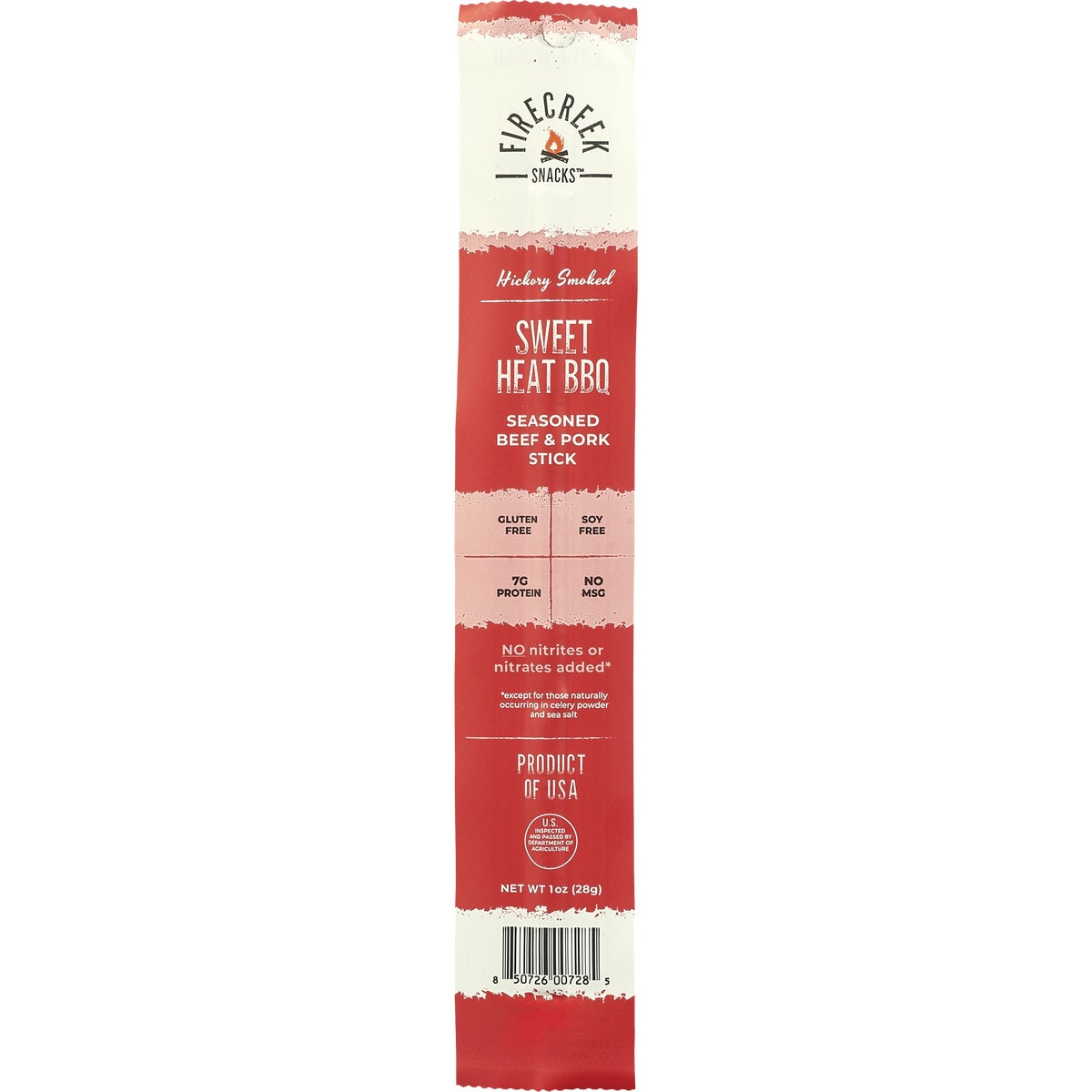 FireCreek 1 Oz. Sweet Heat BBQ Meat Stick Image 1