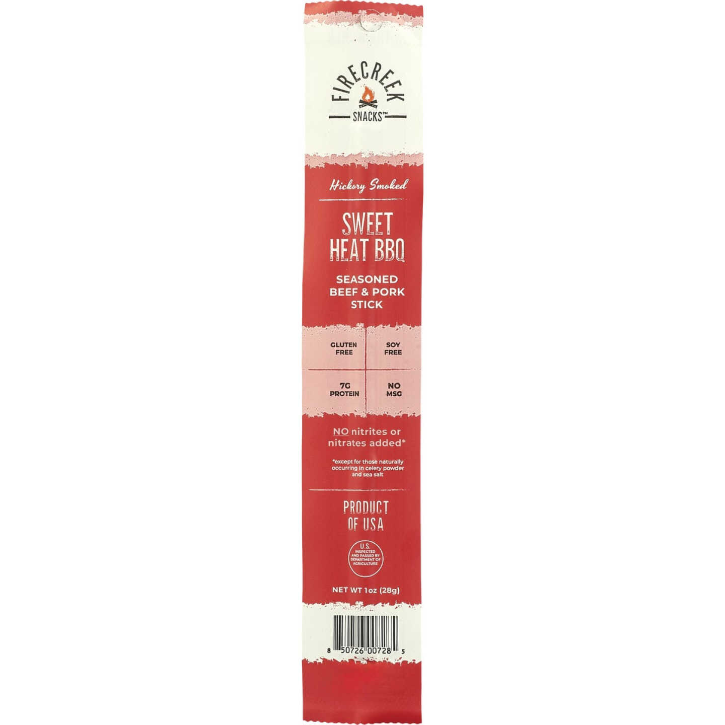 FireCreek 1 Oz. Sweet Heat BBQ Meat Stick Image 1