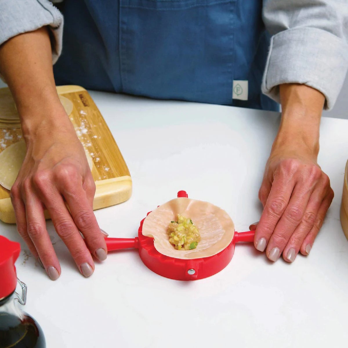 Joyce Chen 3-Piece Dumpling Maker, Press, and Sealer Kit Image 5