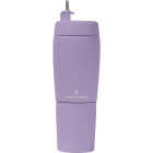 Pour Caddy 20 Oz. Lilac Stainless Steel Insulated Drink Holder Image 1