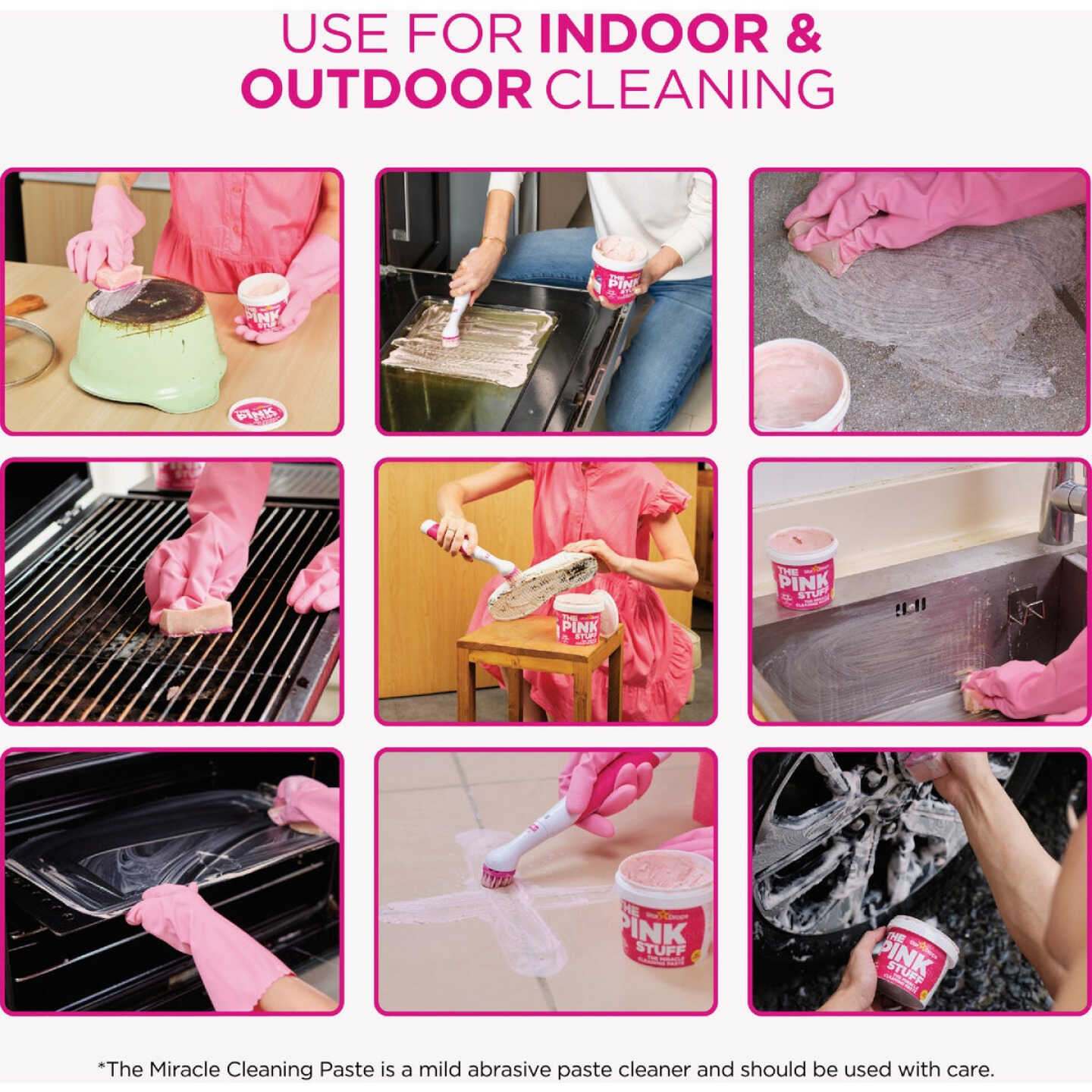 The Pink Stuff 17.6 Oz. Miracle All Purpose Cleaning Paste Image 5