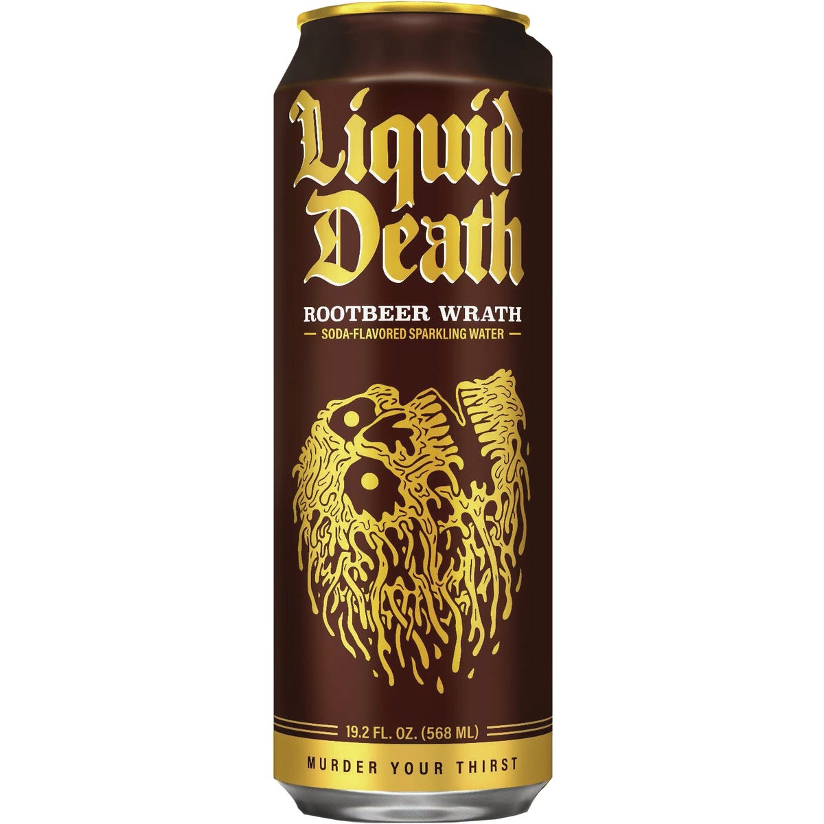 Liquid Death 19.2 Oz. Rootbeer Wrath Sparkling Water