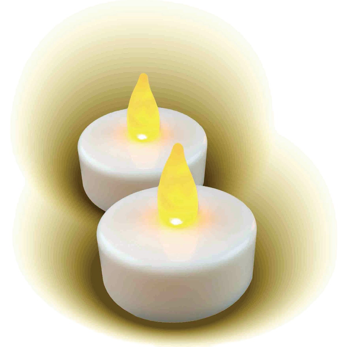 Magic Every Season LED Flicker Flame Effect Plastic Tea Light Candle (2-Pack) Image 2