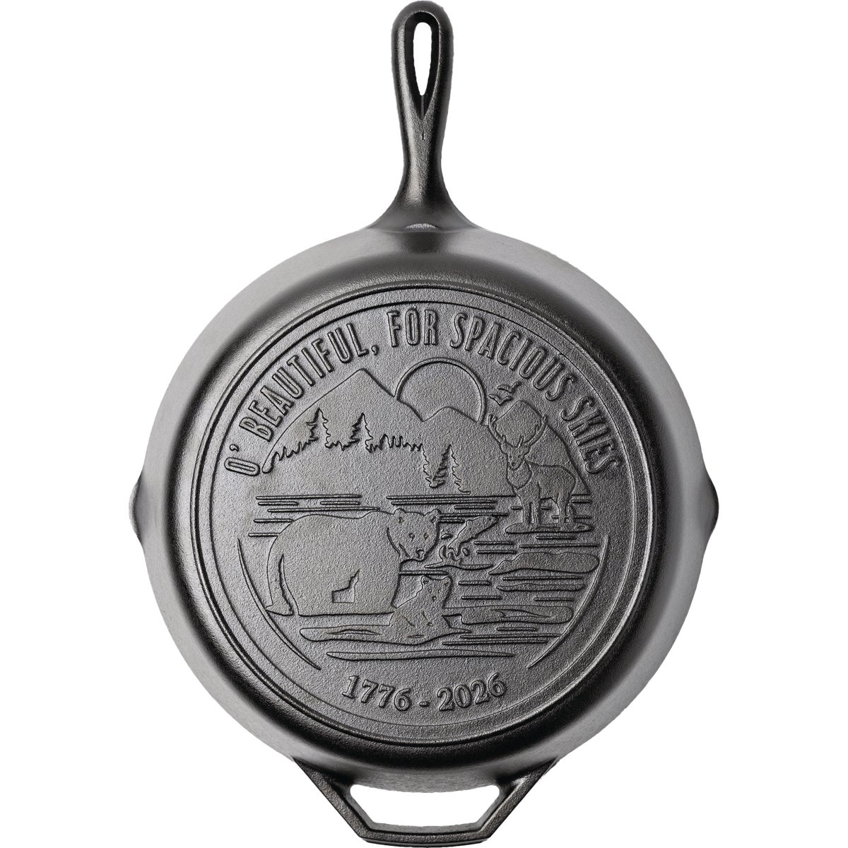 Lodge 12 In. USA 250 Cast Iron Skillet