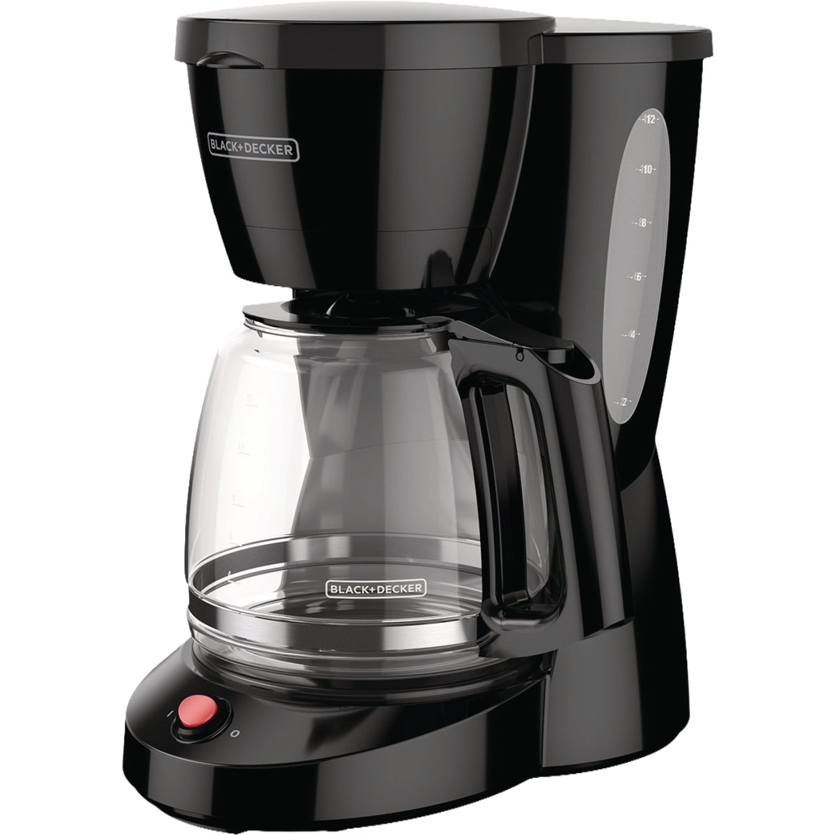 Black & Decker 12-Cup Switch Coffee Maker with Duralife Glass Carafe, Black