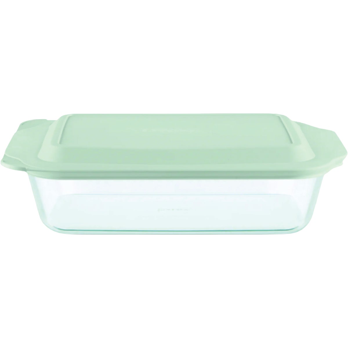Pyrex 7 In. x 11 In. Baking Dish with Sage Lid Image 1